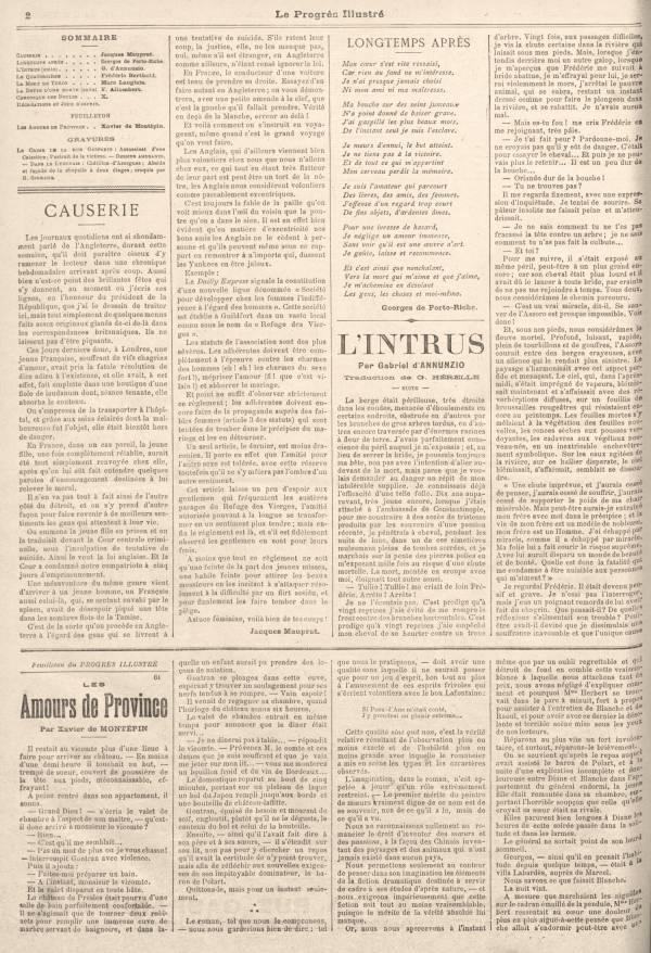 
						Affichage en mode lecture de la page
					