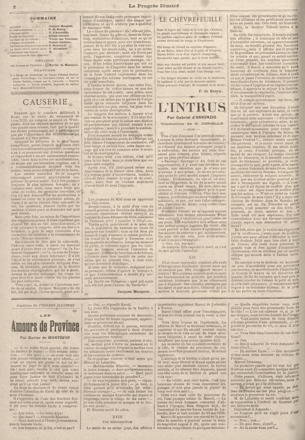 
						Affichage en mode lecture de la page
					
