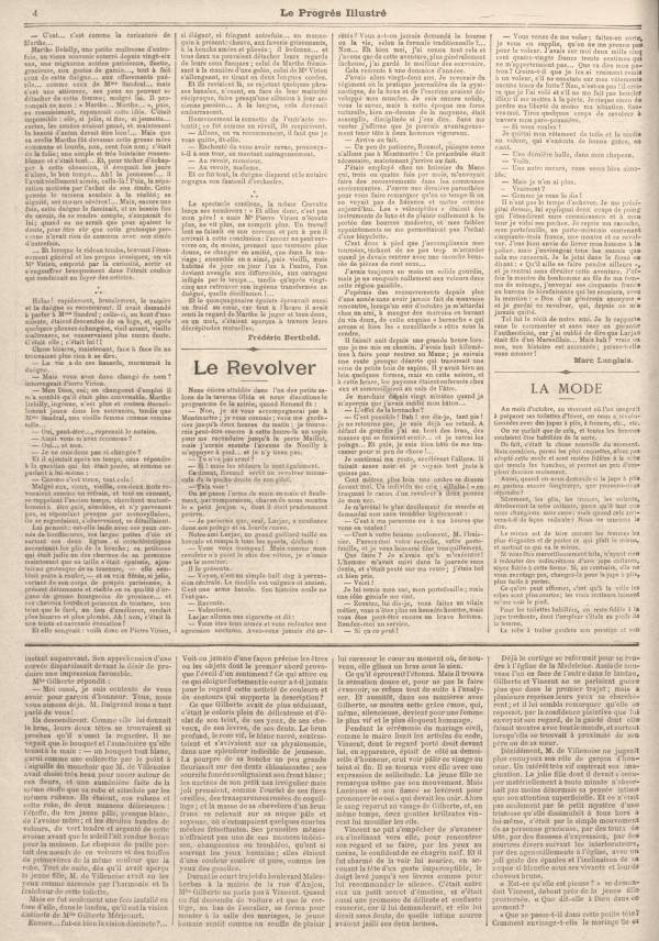 
						Affichage en mode lecture de la page
					