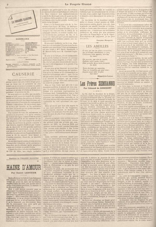 
						Affichage en mode lecture de la page
					
