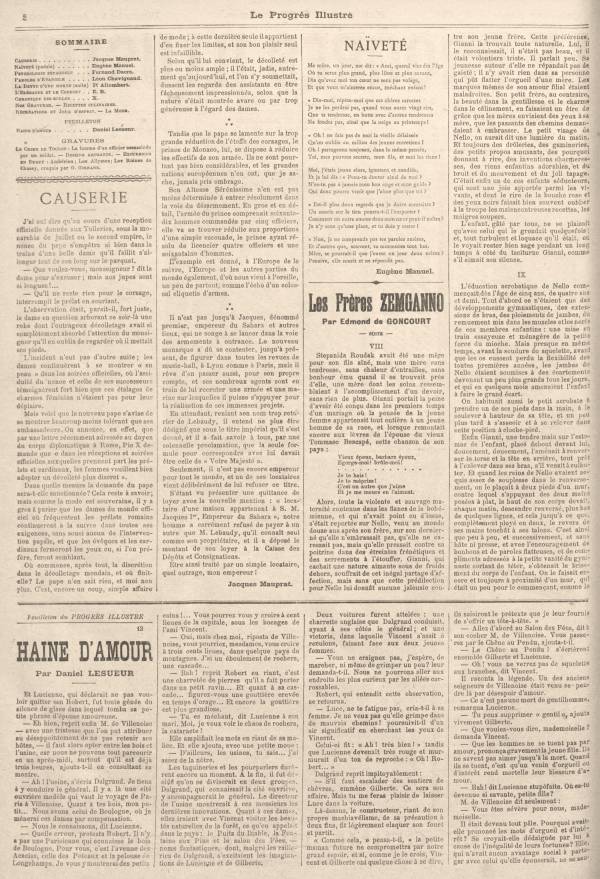 
						Affichage en mode lecture de la page
					