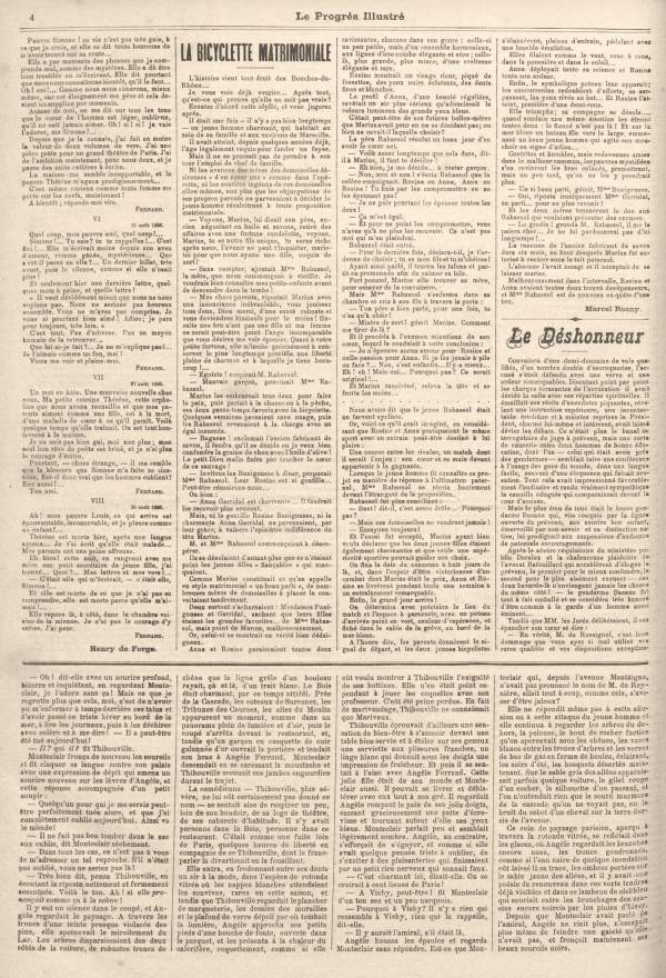 
						Affichage en mode lecture de la page
					