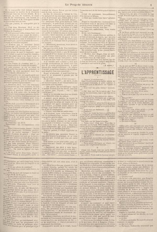 
						Affichage en mode lecture de la page
					