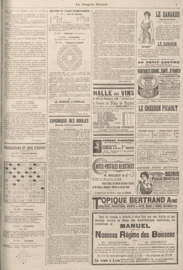 
						Affichage en mode lecture de la page
					