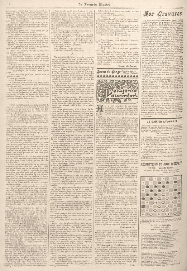 
						Affichage en mode lecture de la page
					