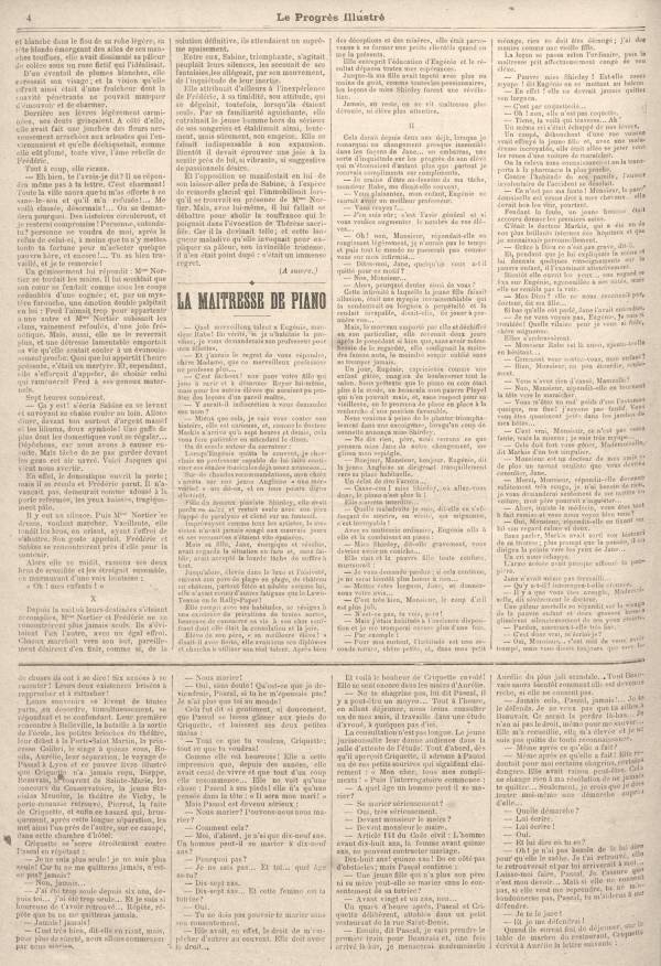 
						Affichage en mode lecture de la page
					