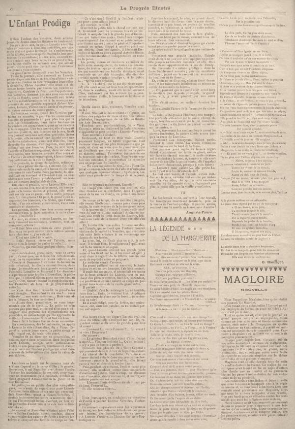 
						Affichage en mode lecture de la page
					