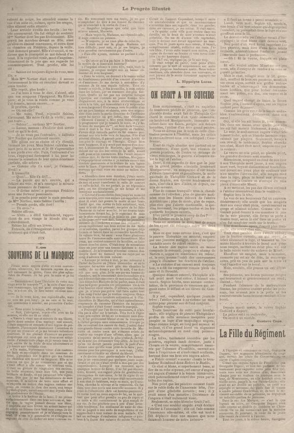 
						Affichage en mode lecture de la page
					