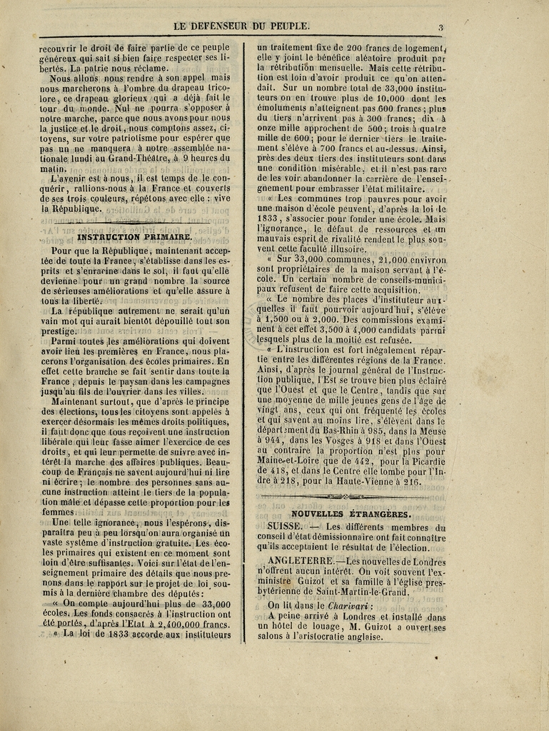 
						Affichage en mode lecture de la page
					