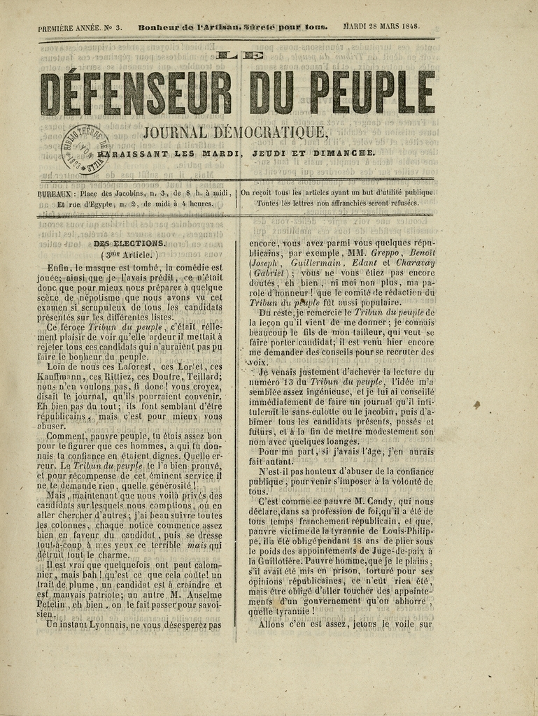 
						Affichage en mode lecture de la page
					