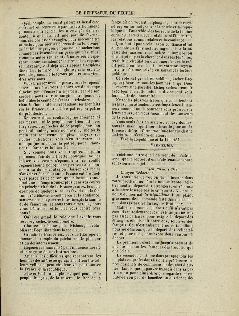 
						Affichage en mode lecture de la page
					