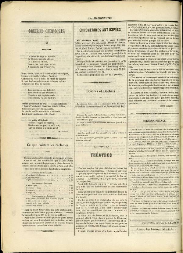 
						Affichage en mode lecture de la page
					