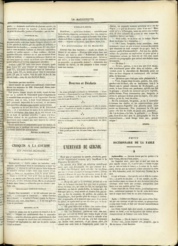 
						Affichage en mode lecture de la page
					