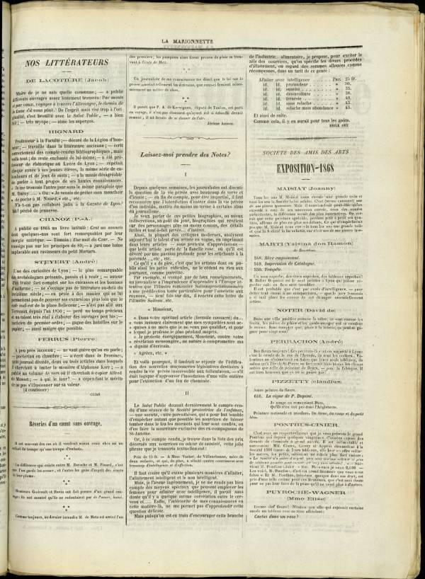 
						Affichage en mode lecture de la page
					
