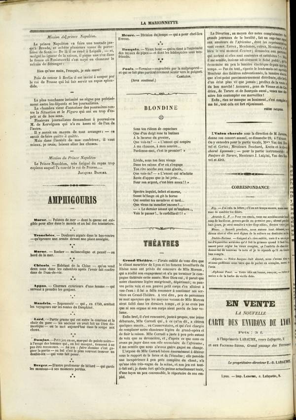 
						Affichage en mode lecture de la page
					