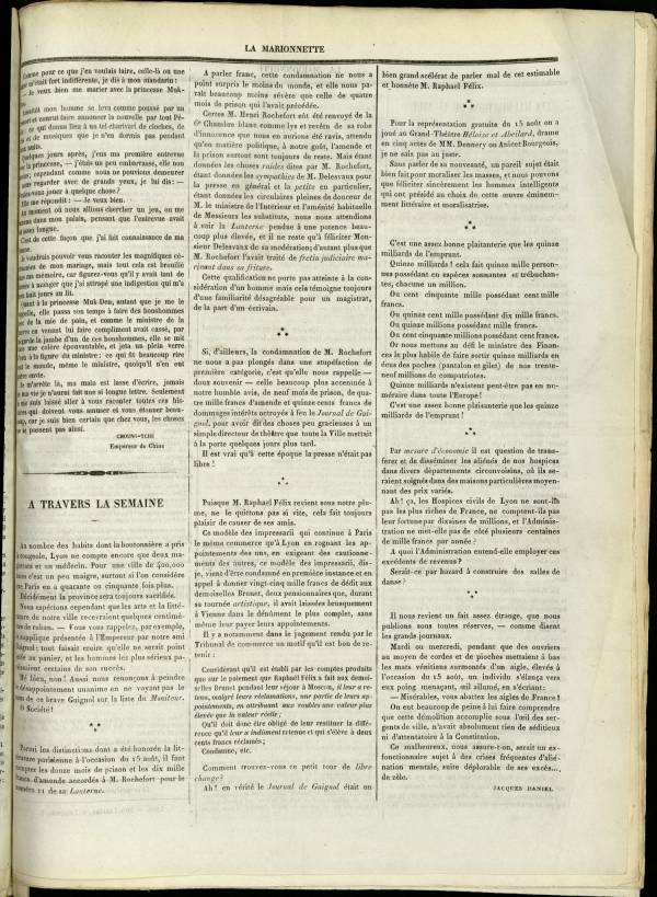 
						Affichage en mode lecture de la page
					