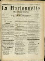 La Marionnette, Première Année - N°1