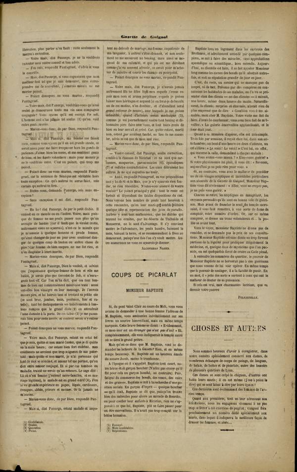 
						Affichage en mode lecture de la page
					