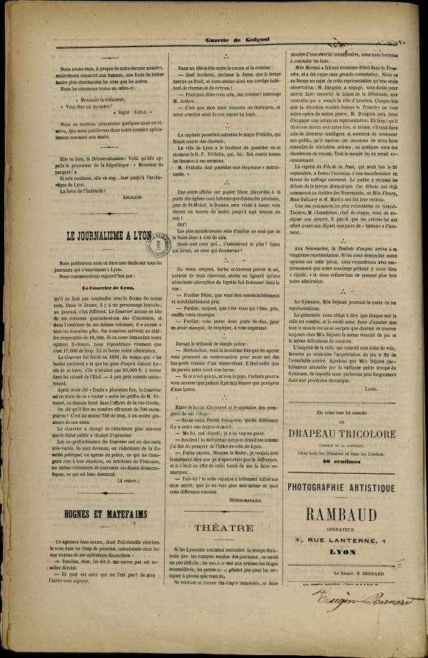 
						Affichage en mode lecture de la page
					