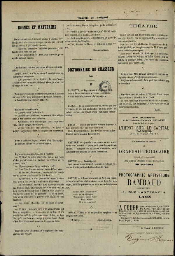
						Affichage en mode lecture de la page
					