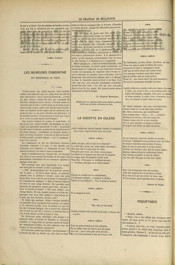 
						Affichage en mode lecture de la page
					