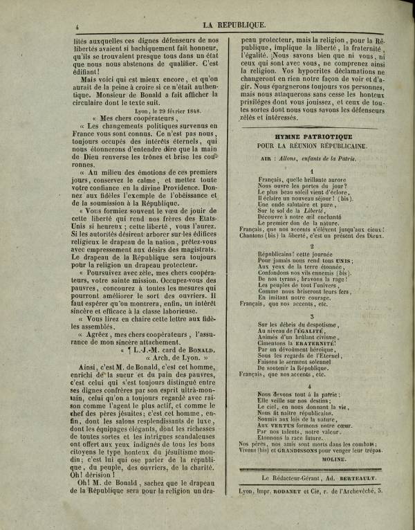 
						Affichage en mode lecture de la page
					