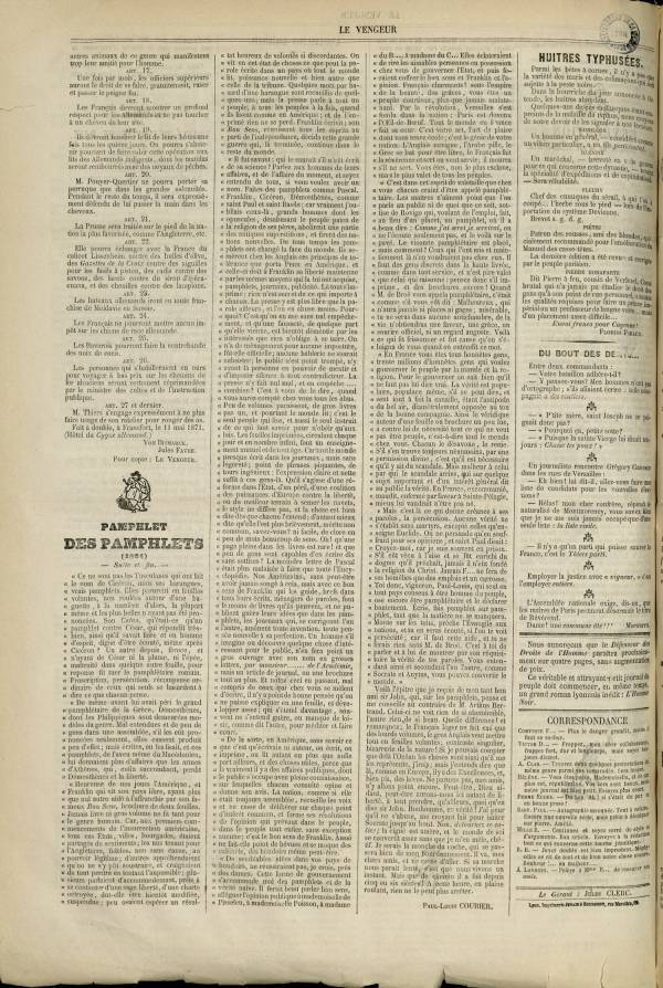 
						Affichage en mode lecture de la page
					