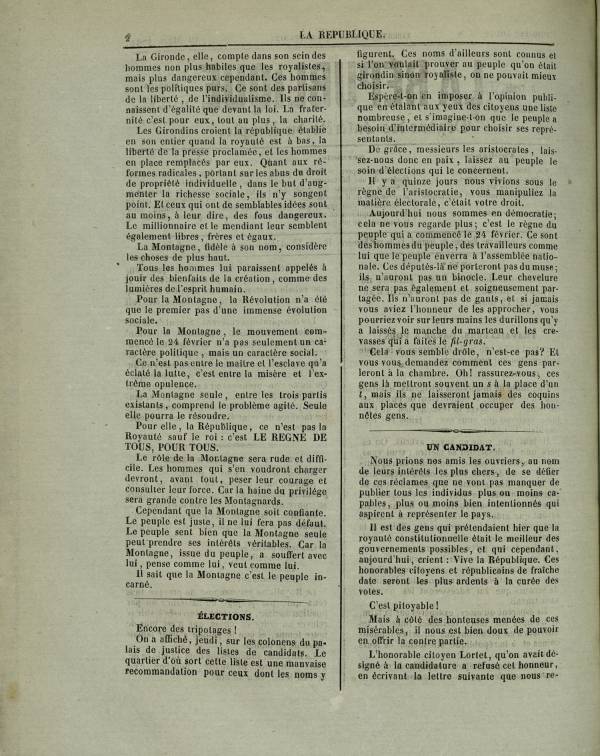 
						Affichage en mode lecture de la page
					