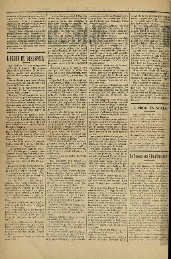 
						Affichage en mode lecture de la page
					