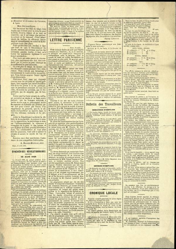 
						Affichage en mode lecture de la page
					