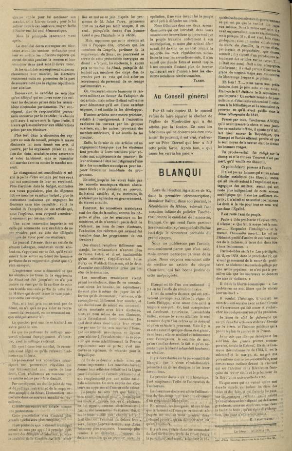 
						Affichage en mode lecture de la page
					
