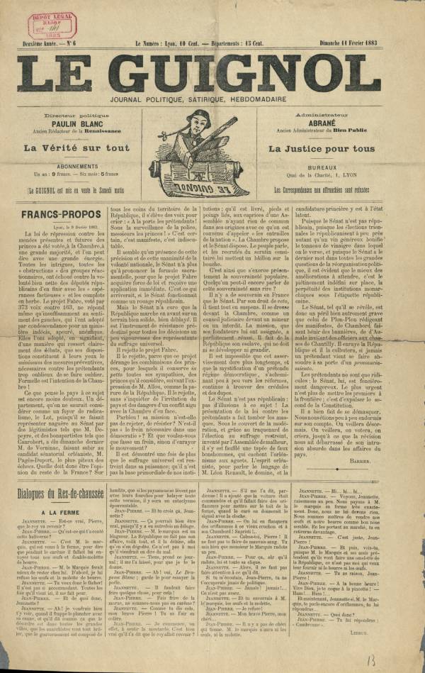 
						Affichage en mode lecture de la page
					
