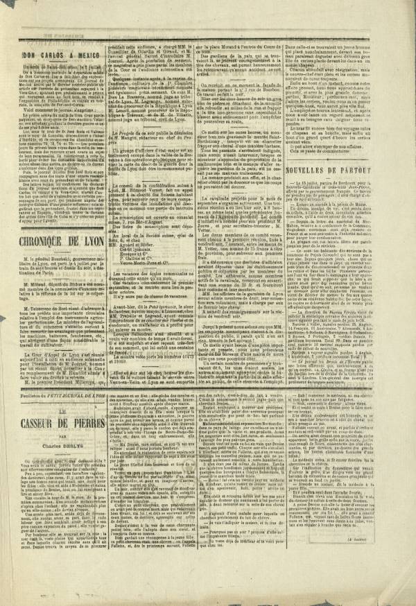 
						Affichage en mode lecture de la page
					