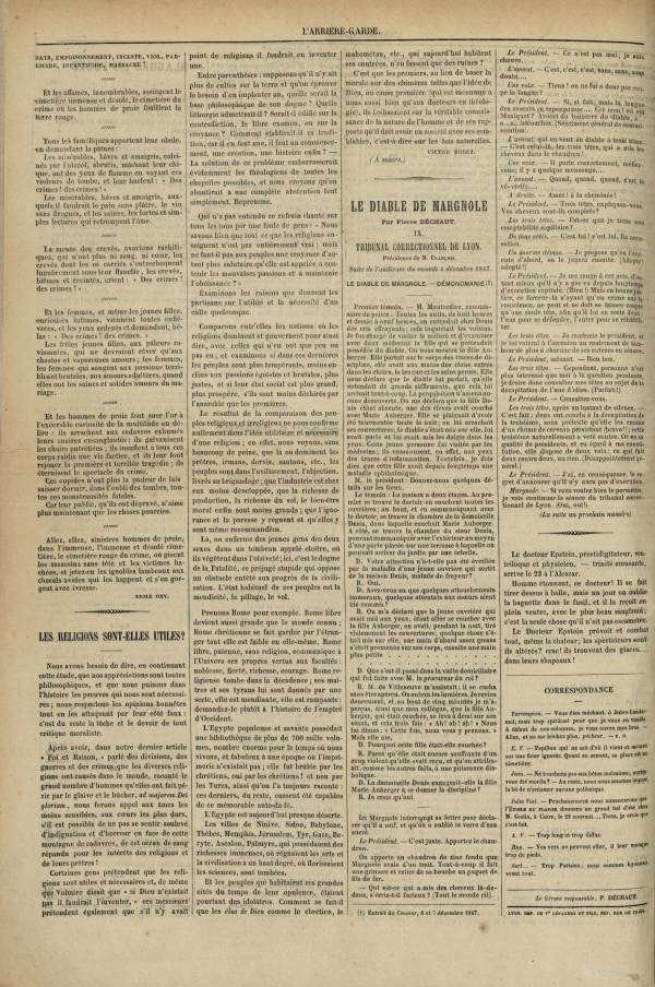 
						Affichage en mode lecture de la page
					