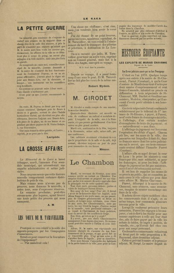 
						Affichage en mode lecture de la page
					