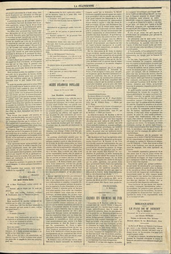 
						Affichage en mode lecture de la page
					