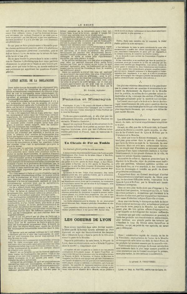
						Affichage en mode lecture de la page
					