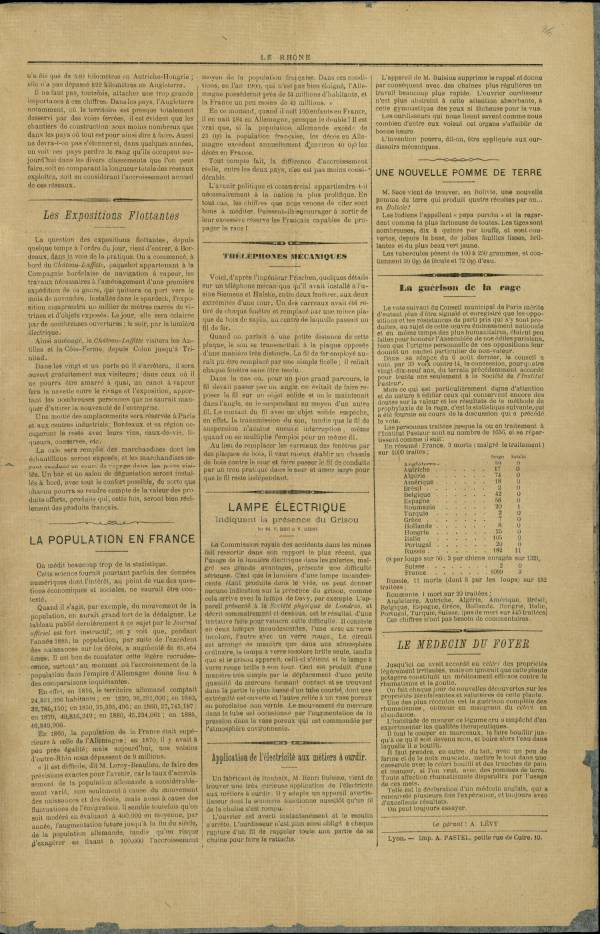 
						Affichage en mode lecture de la page
					