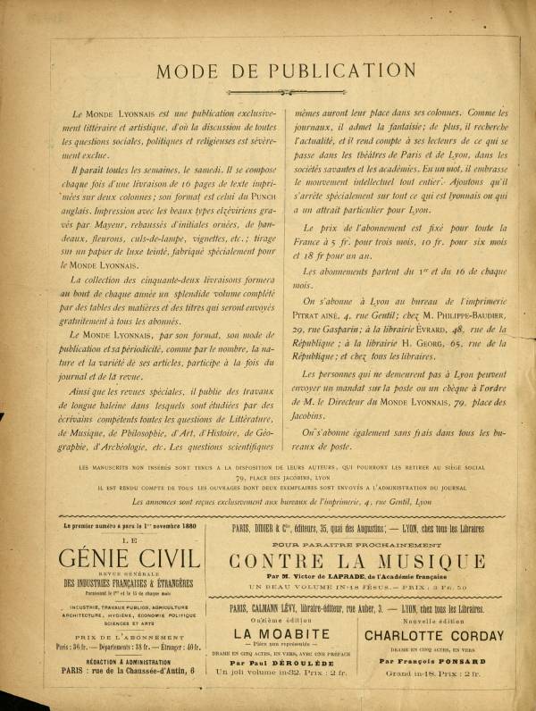 
						Affichage en mode lecture de la page
					