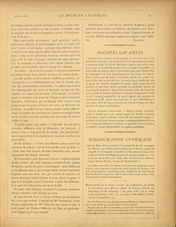 
						Affichage en mode lecture de la page
					