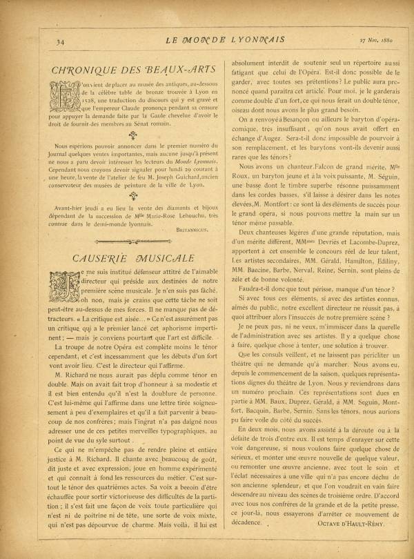 
						Affichage en mode lecture de la page
					