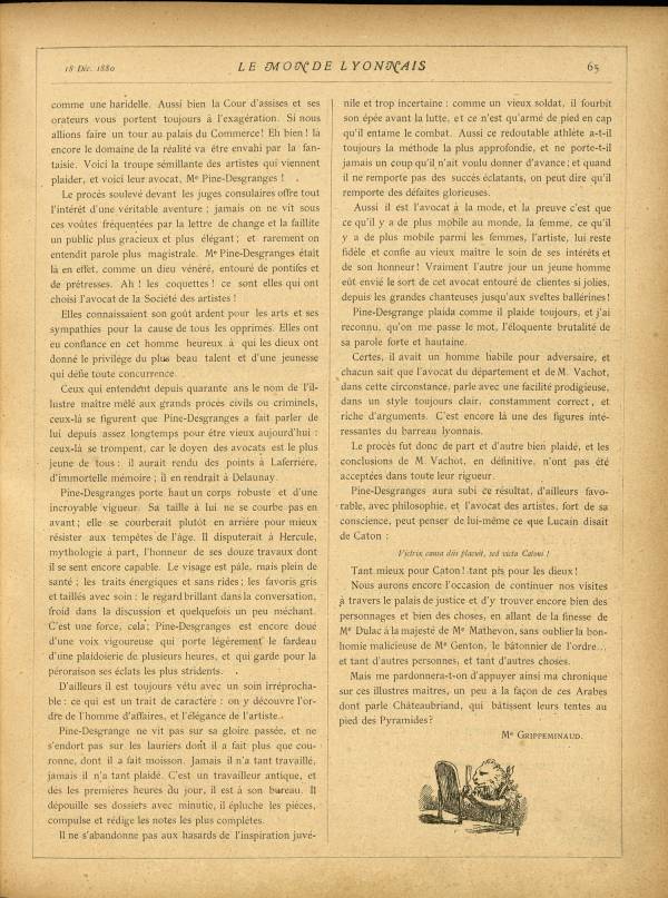 
						Affichage en mode lecture de la page
					