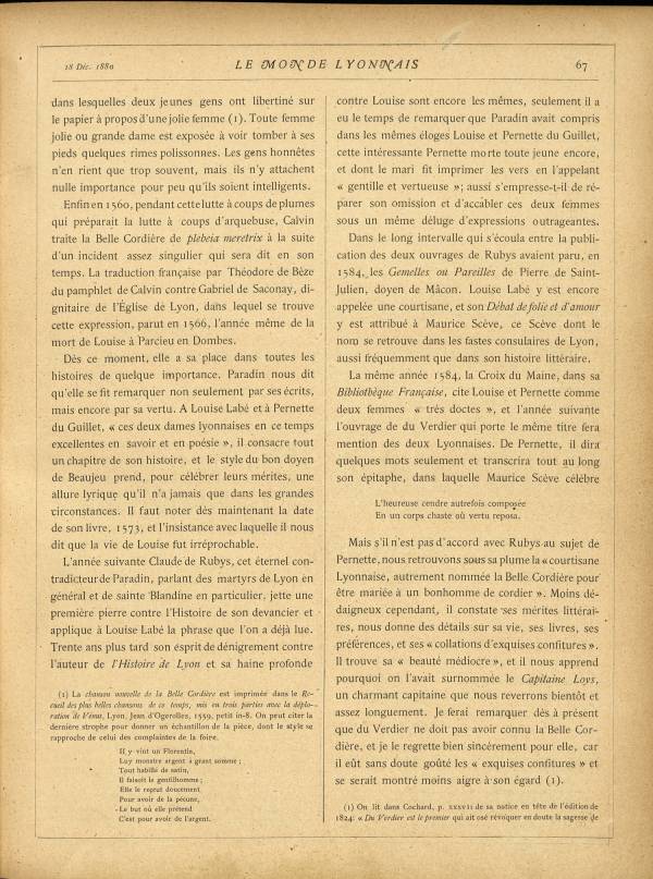 
						Affichage en mode lecture de la page
					