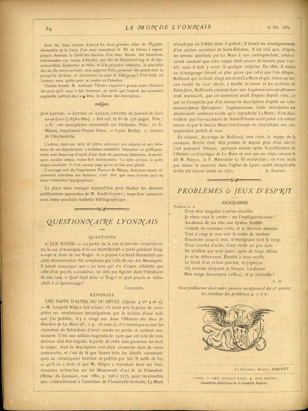 
						Affichage en mode lecture de la page
					