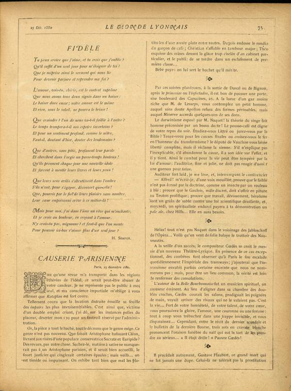 
						Affichage en mode lecture de la page
					
