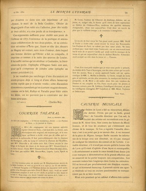 
						Affichage en mode lecture de la page
					