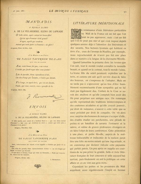 
						Affichage en mode lecture de la page
					