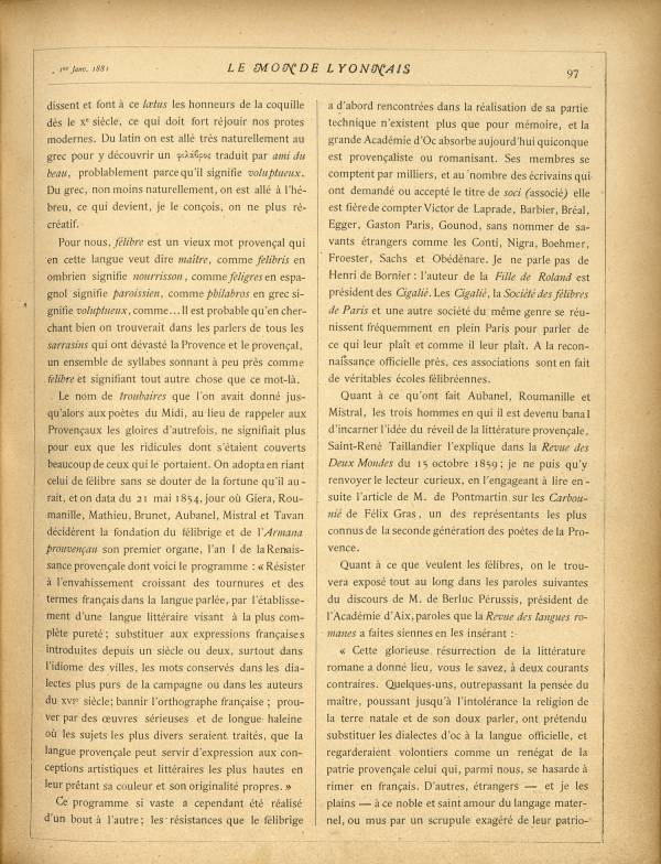 
						Affichage en mode lecture de la page
					