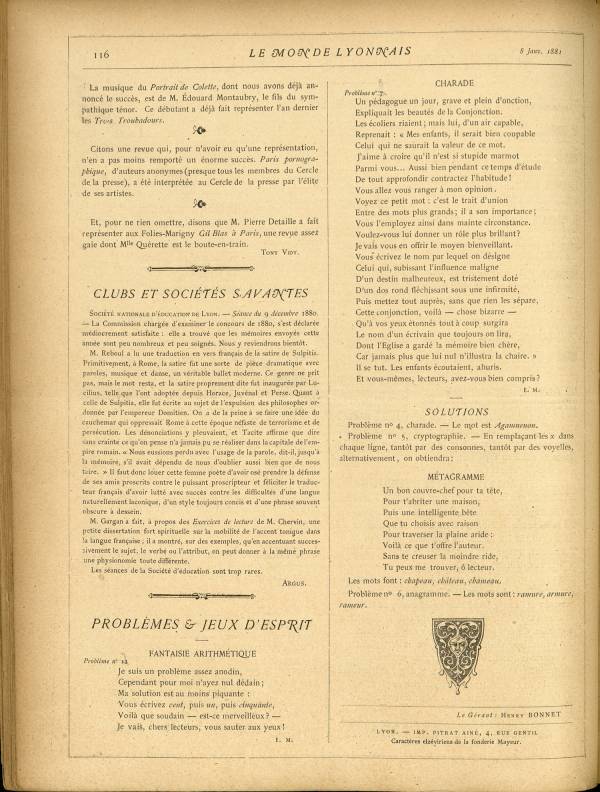 
						Affichage en mode lecture de la page
					