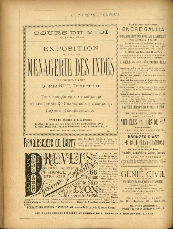 
						Affichage en mode lecture de la page
					